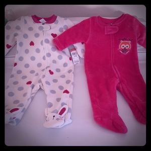 Adorable babygirl sleepers